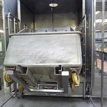 Stainless Bulk Bin Washer